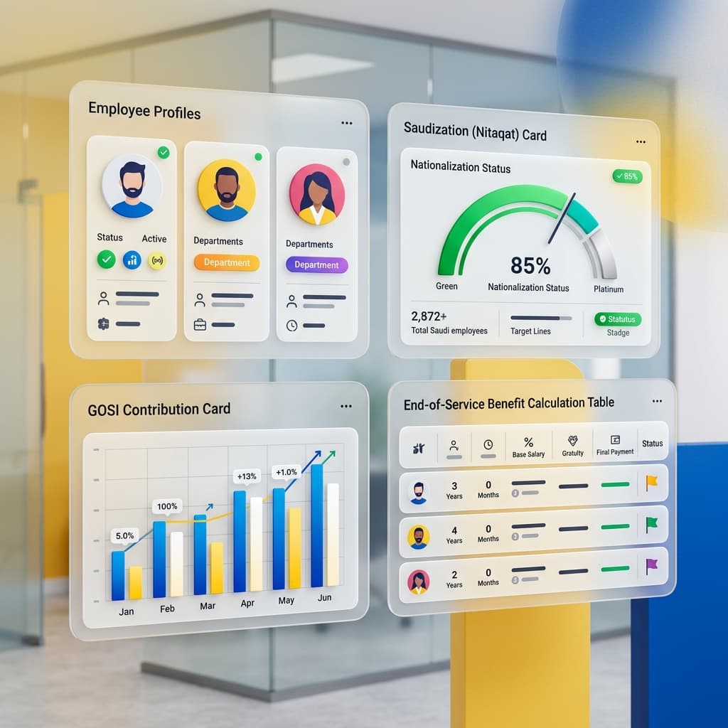 Human Resources & Payroll Mockup